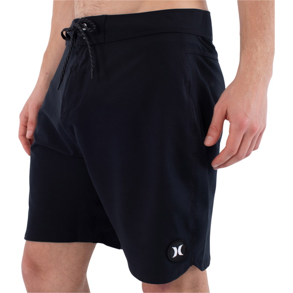 2026 Hurley Mens Phantom O&O Solid 18' Boardshorts MBEU00001 - Black